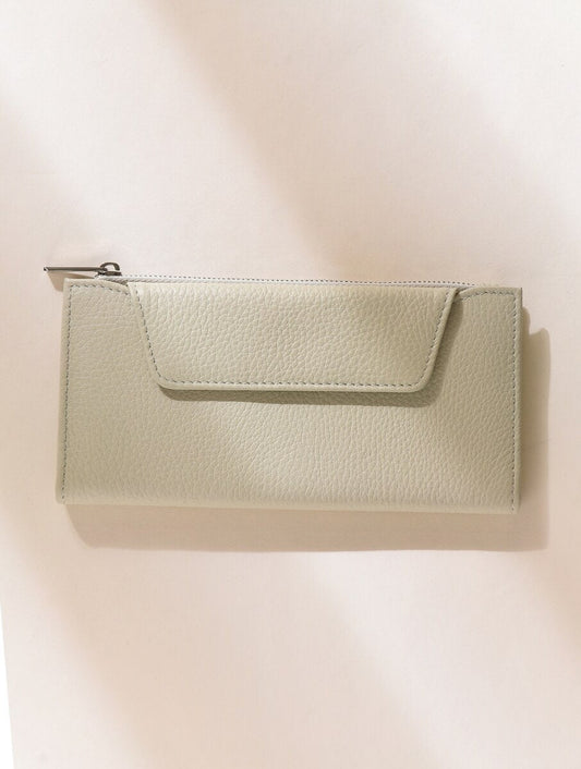 Handcrafted Ivory Leather Wallet for Women